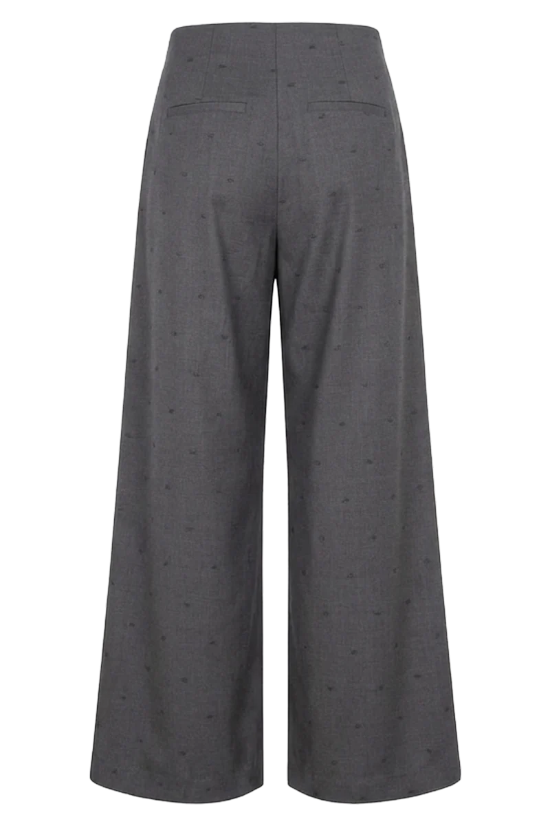 wide-leg trousers — back